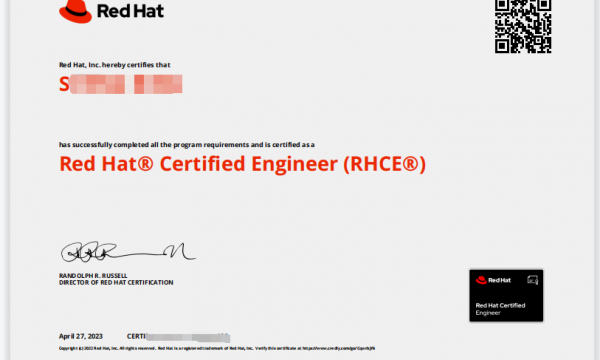 红帽RHCE考试通过！红帽授权中心|红帽考场